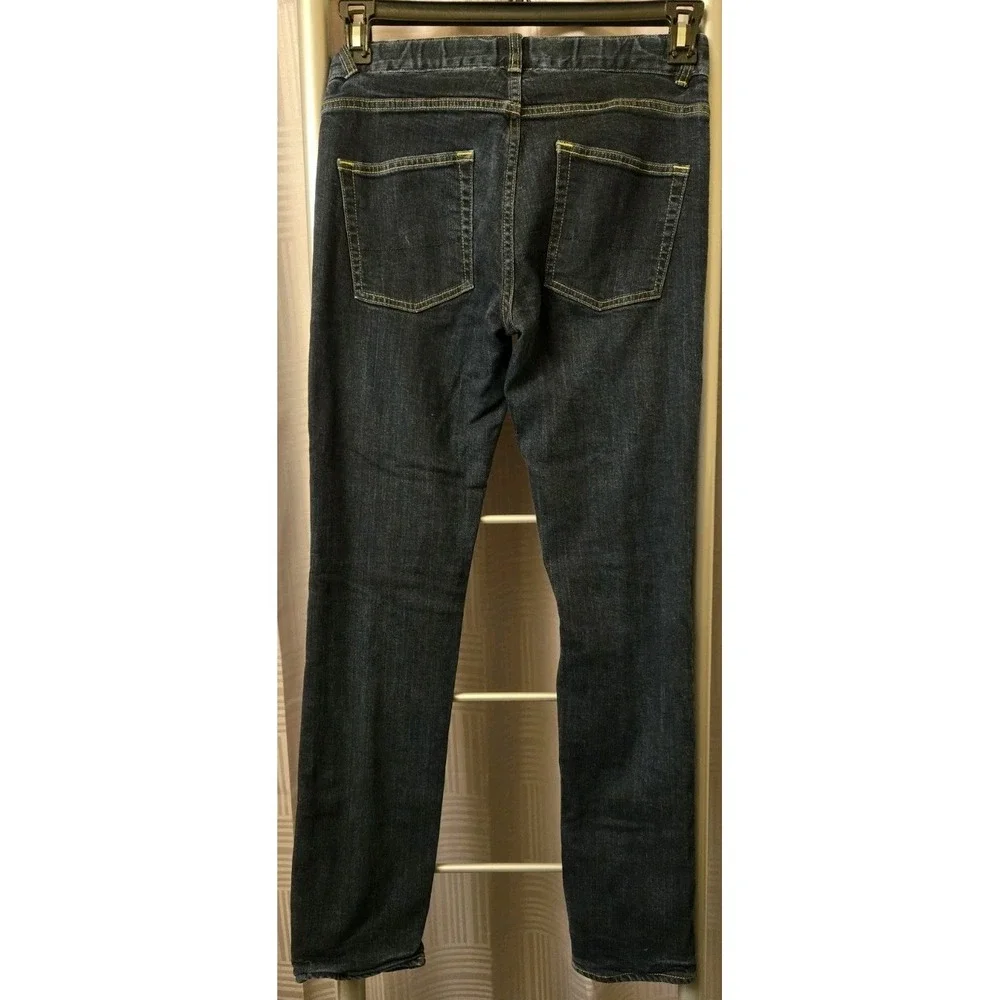 Crew Cuts Blue Cotton Denim Flannel Lined‎ Skinny Jeans Youth Boys Size 16